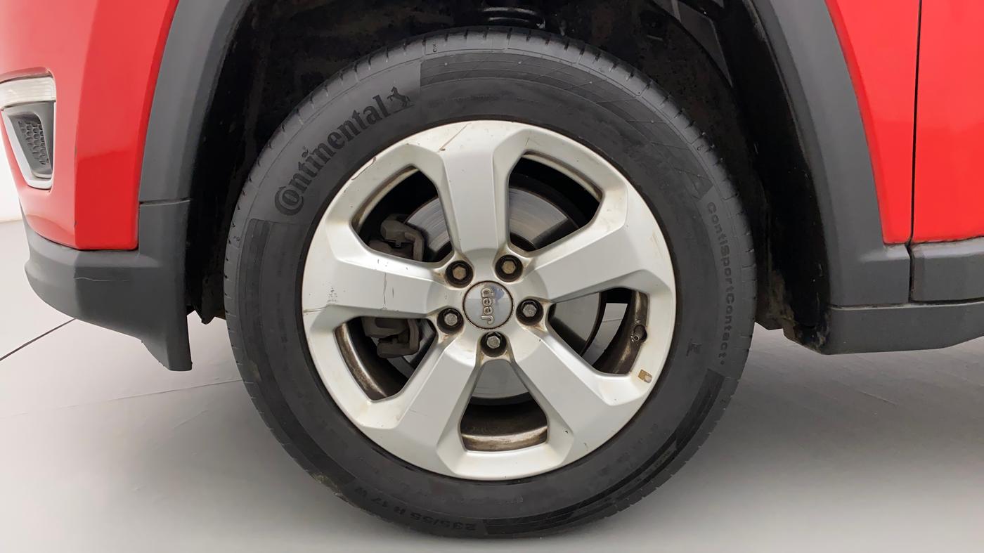 2017 Jeep Compass LIMITED 1.4 PETROL AT, Petrol, Automatic, 1,07,917 km, Left Front Wheel