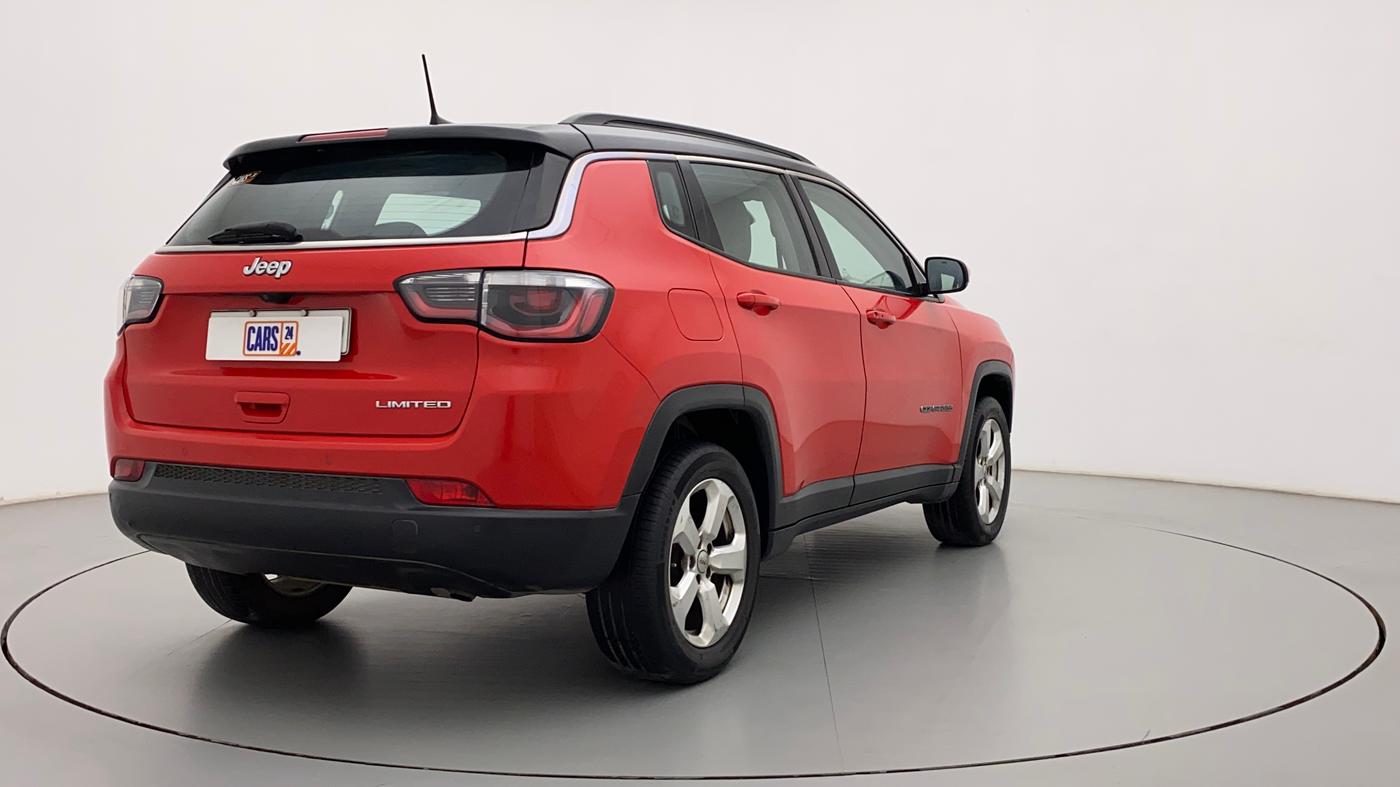 2017 Jeep Compass LIMITED 1.4 PETROL AT, Petrol, Automatic, 1,07,917 km, Right Back Diagonal