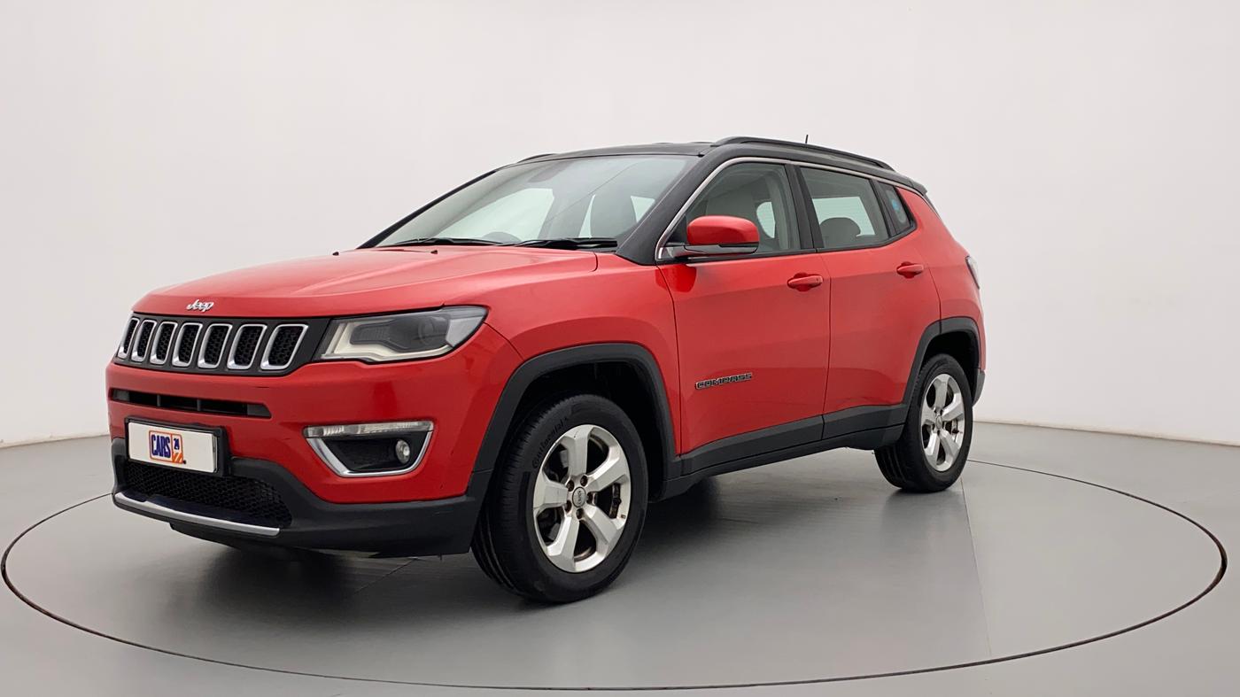 2017 Jeep Compass LIMITED 1.4 PETROL AT, Petrol, Automatic, 1,07,917 km, Left Front Diagonal