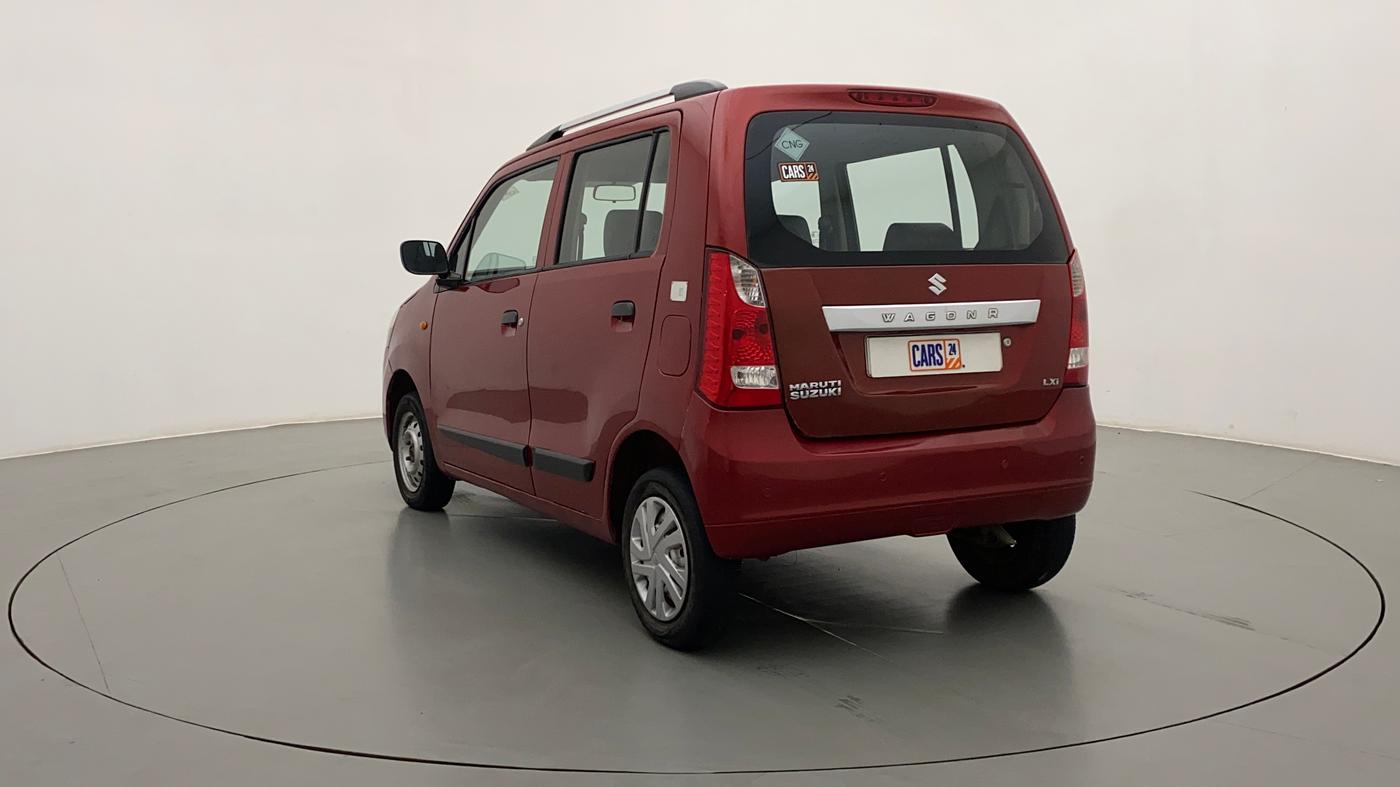 2014 Maruti Wagon R 1.0 LXI CNG, CNG, Manual, 82,754 km, Left Back Diagonal
