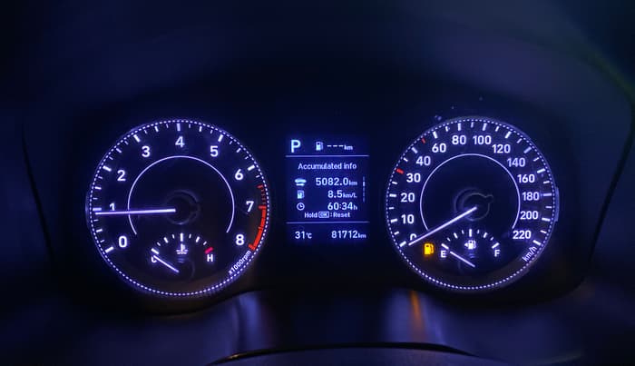 2019 Hyundai VENUE SX PLUS 1.0 TURBO DCT, Petrol, Automatic, 81,692 km, Odometer Image