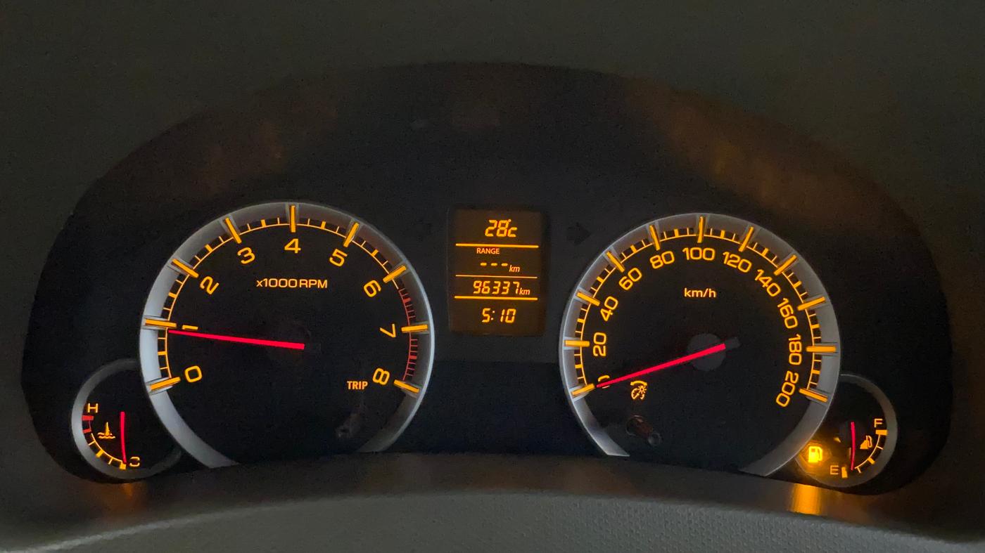 2014 Maruti Ertiga ZXI, Petrol, Manual, 96,389 km, Odometer Image
