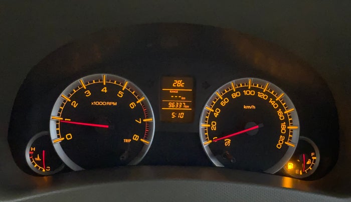 2014 Maruti Ertiga ZXI, Petrol, Manual, 96,259 km, Odometer Image