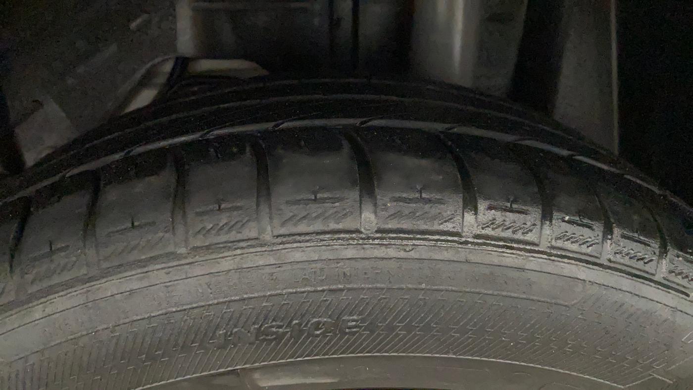 2021 Ford FREESTYLE TITANIUM 1.5 DIESEL, Diesel, Manual, 1,11,529 km, Left Rear Tyre Tread