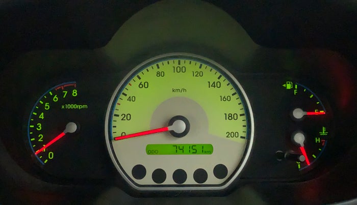 2010 Hyundai i10 MAGNA 1.2, Petrol, Manual, 74,151 km, Odometer Image