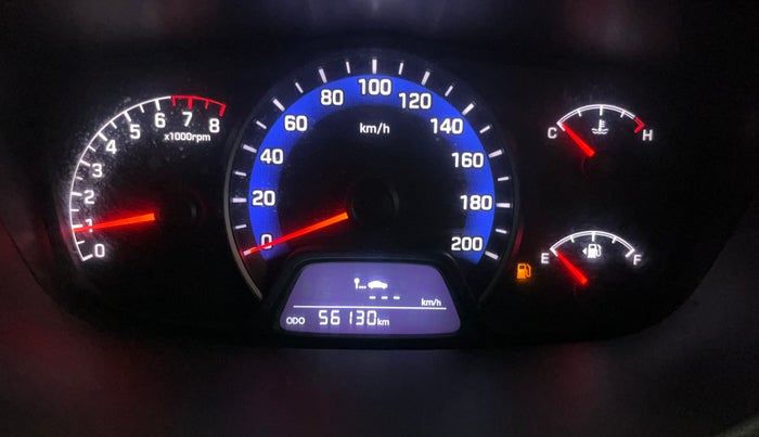 2016 Hyundai Xcent S 1.2, Petrol, Manual, 56,181 km, Odometer Image