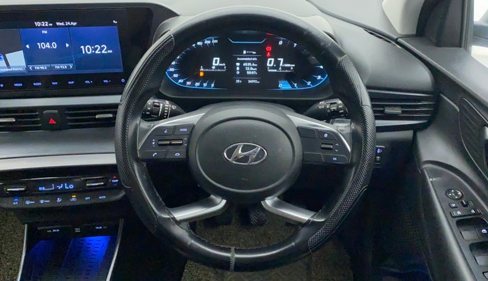 2022 Hyundai NEW I20 ASTA 1.2 MT, Petrol, Manual, 36,592 km, Steering Wheel Close Up
