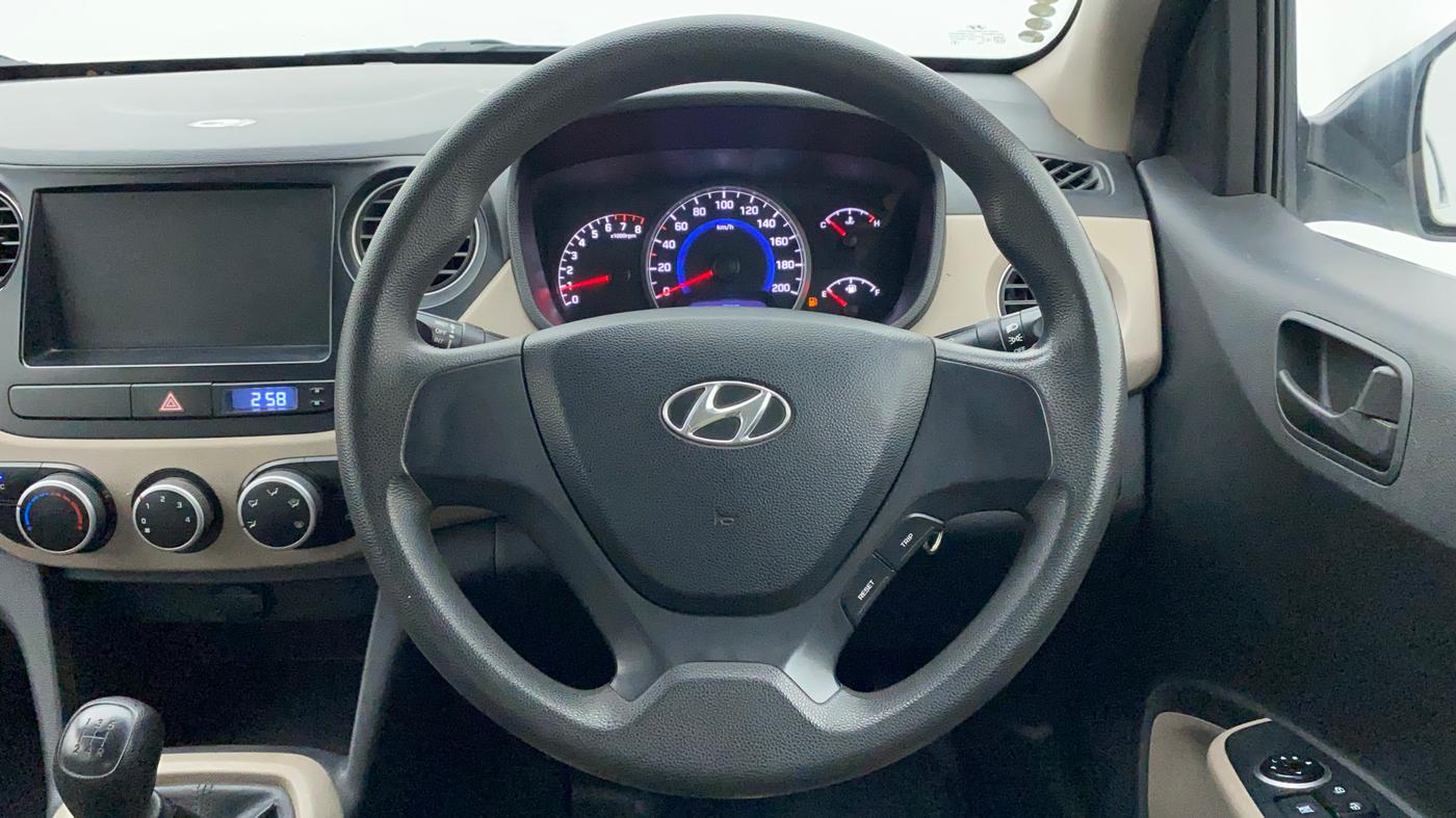 2013 Hyundai Grand i10 MAGNA 1.2 KAPPA VTVT, Petrol, Manual, 80,615 km, Steering Wheel Close Up