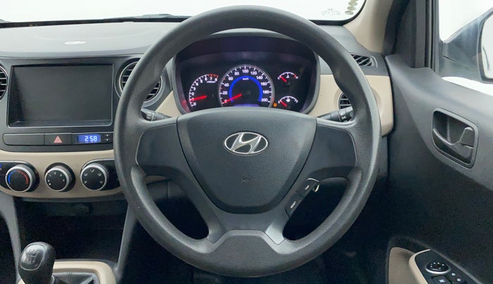2013 Hyundai Grand i10 MAGNA 1.2 KAPPA VTVT, Petrol, Manual, 80,615 km, Steering Wheel Close Up