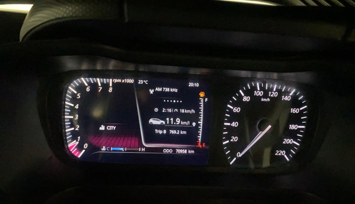 2021 Tata ALTROZ XZ PLUS PETROL, Petrol, Manual, 70,917 km, Odometer Image