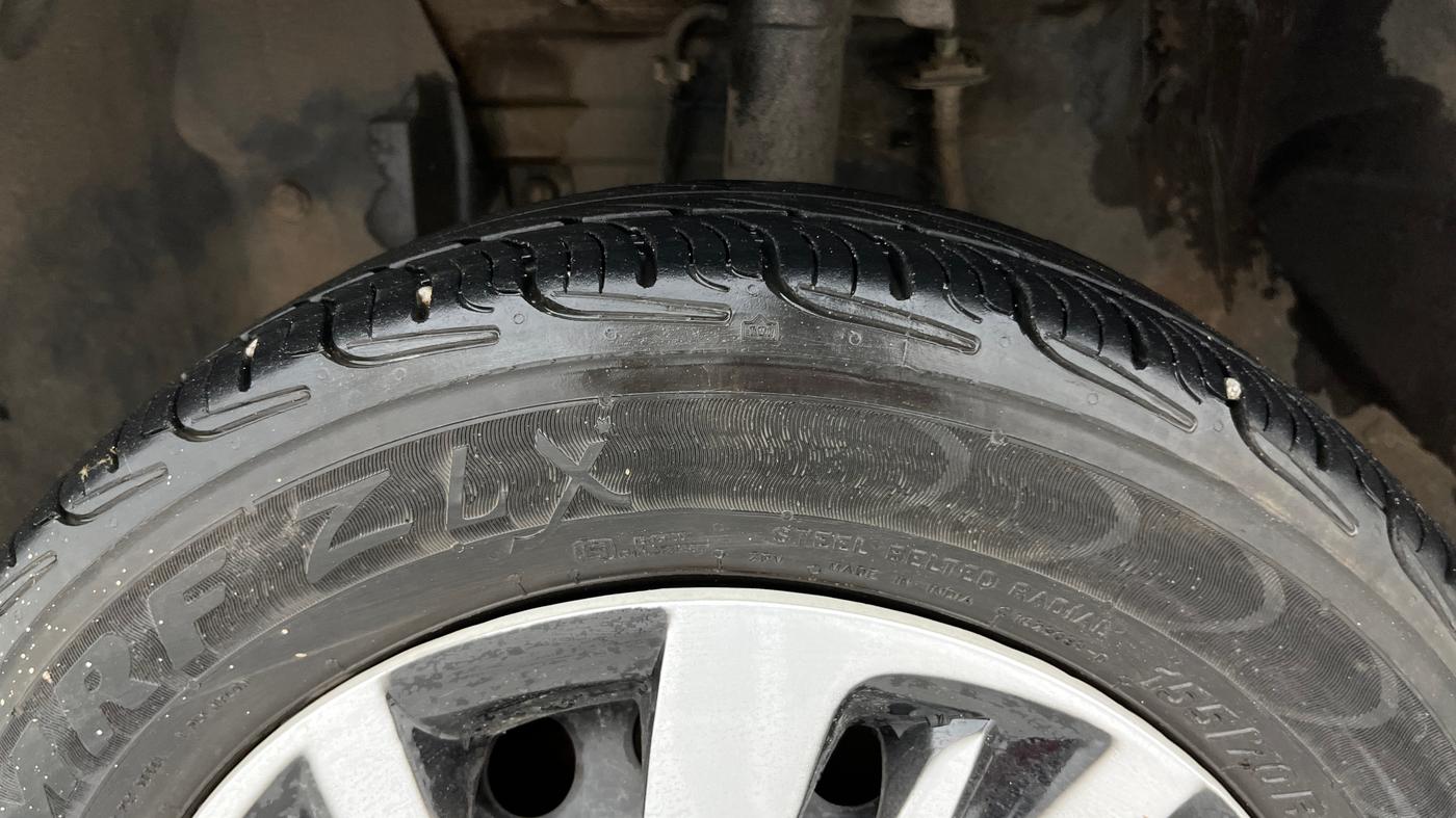 2016 Datsun Go Plus T, Petrol, Manual, 68,501 km, Left Front Tyre Tread