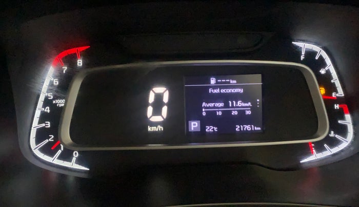 2020 KIA SONET HTK PLUS 1.0 DCT, Petrol, Automatic, 21,793 km, Odometer Image