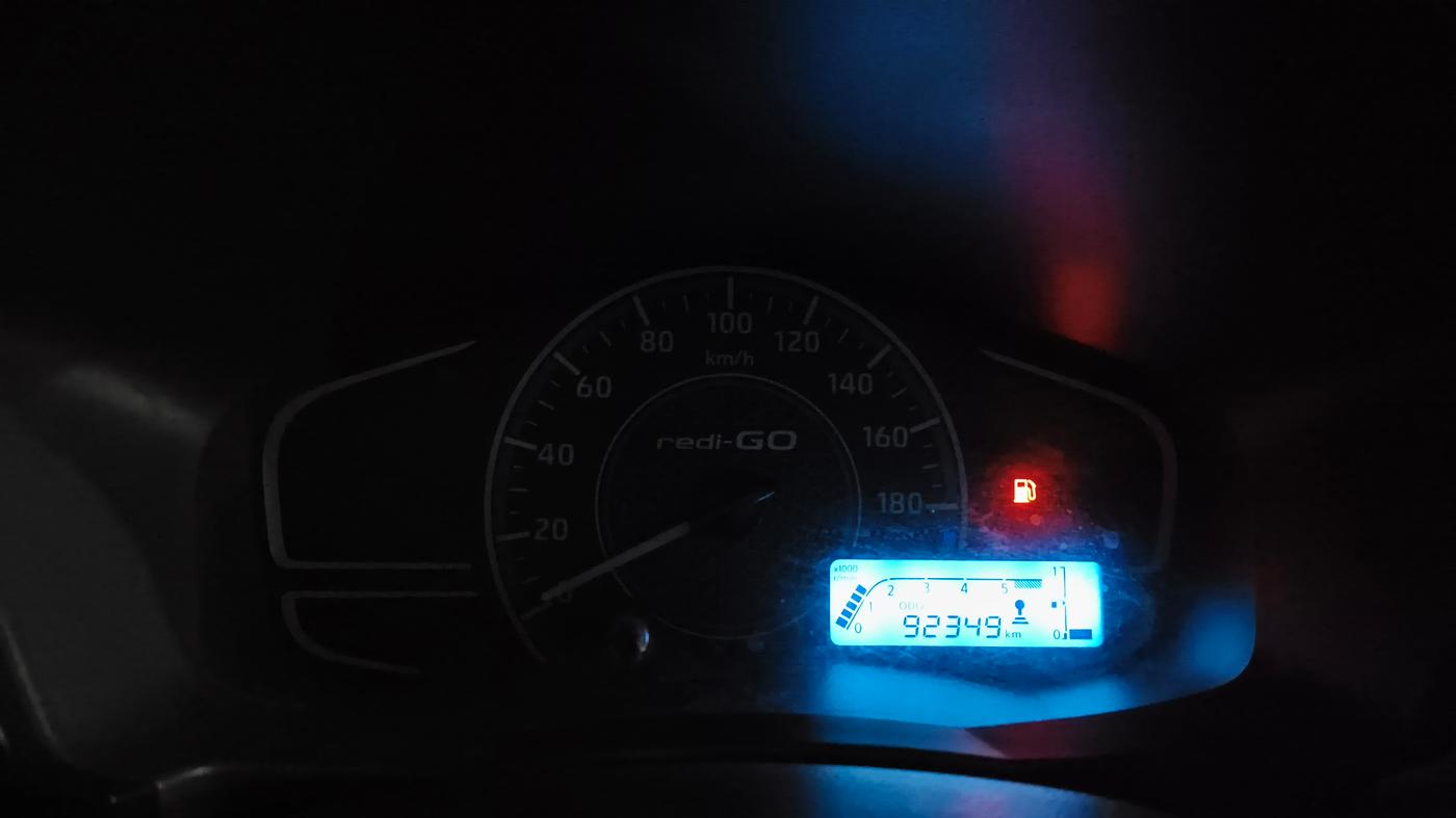 2021 Datsun Redi Go A, Petrol, Manual, 92,349 km, Odometer Image