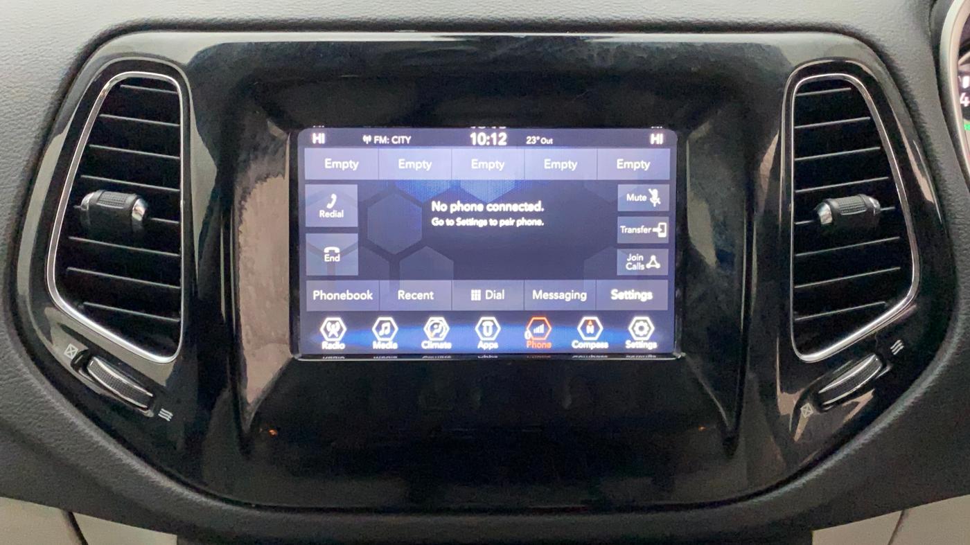 2018 Jeep Compass LIMITED (O) 1.4 PETROL AT, Petrol, Automatic, 61,740 km, Infotainment System