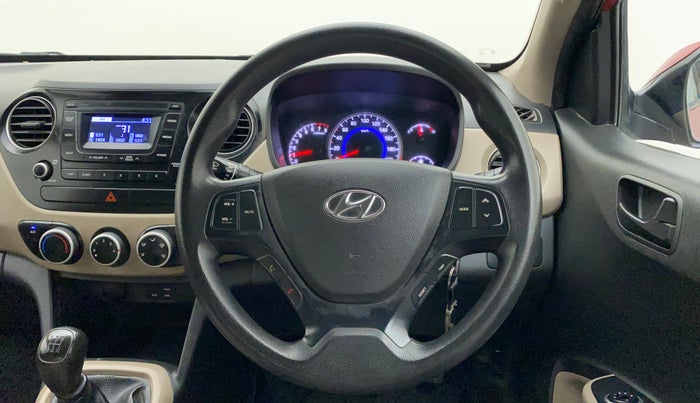 2018 Hyundai Grand i10 MAGNA 1.2 KAPPA VTVT, Petrol, Manual, 40,506 km, Steering Wheel Close Up