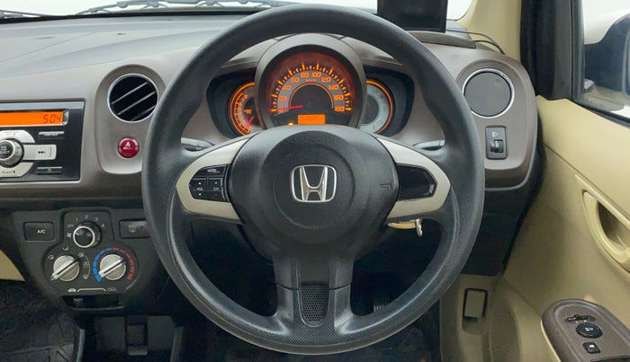 2013 Honda Brio S MT, Petrol, Manual, 53,819 km, Steering Wheel Close Up