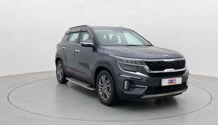 2020 KIA SELTOS HTX AT PETROL, Petrol, Automatic, 48,026 km, Right Front Diagonal