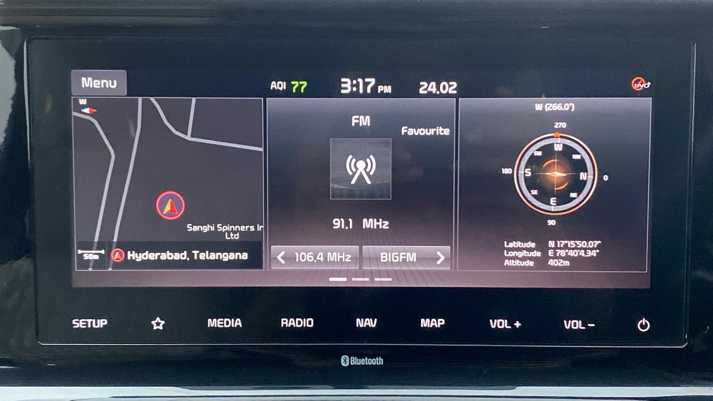 2020 KIA SELTOS HTX AT PETROL, Petrol, Automatic, 48,026 km, Infotainment System