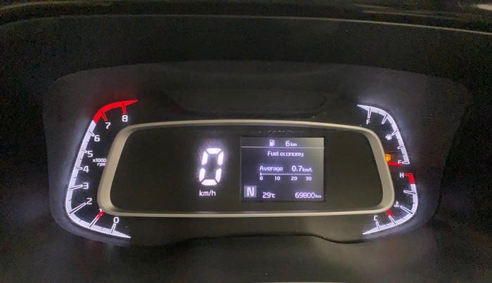 2020 KIA SONET HTX 1.0 IMT, Petrol, Manual, 69,800 km, Odometer Image