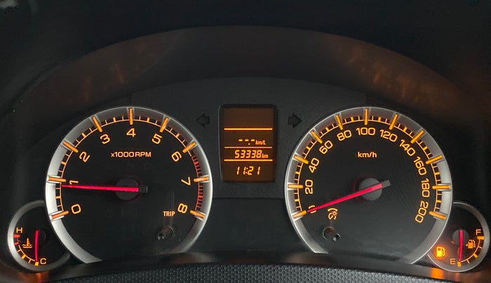 2015 Maruti Swift VXI, Petrol, Manual, 53,338 km, Odometer Image