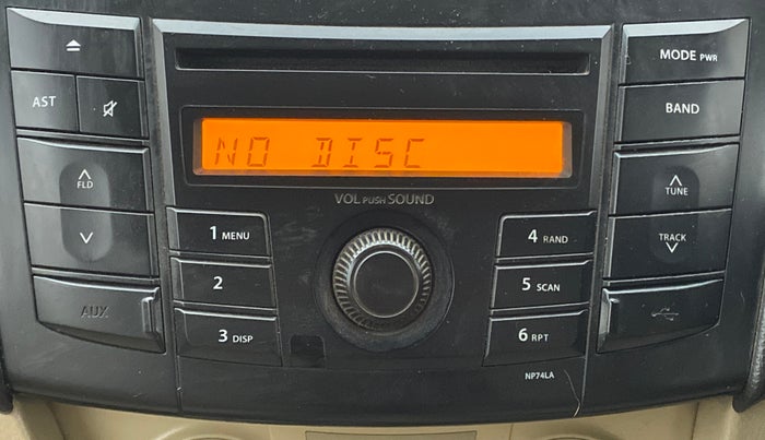 2014 Maruti Swift Dzire VXI AMT, Petrol, Automatic, 77,100 km, Infotainment System