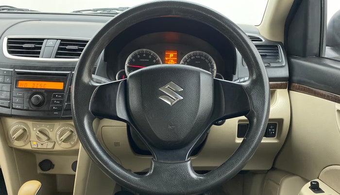 2014 Maruti Swift Dzire VXI AMT, Petrol, Automatic, 77,100 km, Steering Wheel Close Up