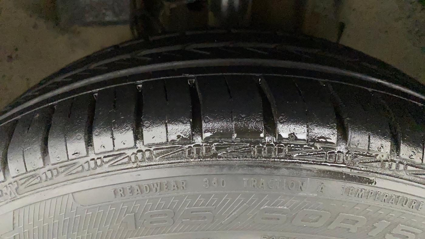 2017 Tata TIGOR XZ PETROL, Petrol, Manual, 68,790 km, Left Front Tyre Tread