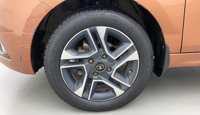 2017 Tata TIGOR XZ PETROL, Petrol, Manual, 68,790 km, Left Front Wheel
