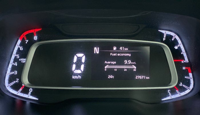 2020 KIA SONET GTX PLUS DCT 1.0, Petrol, Automatic, 27,728 km, Odometer Image