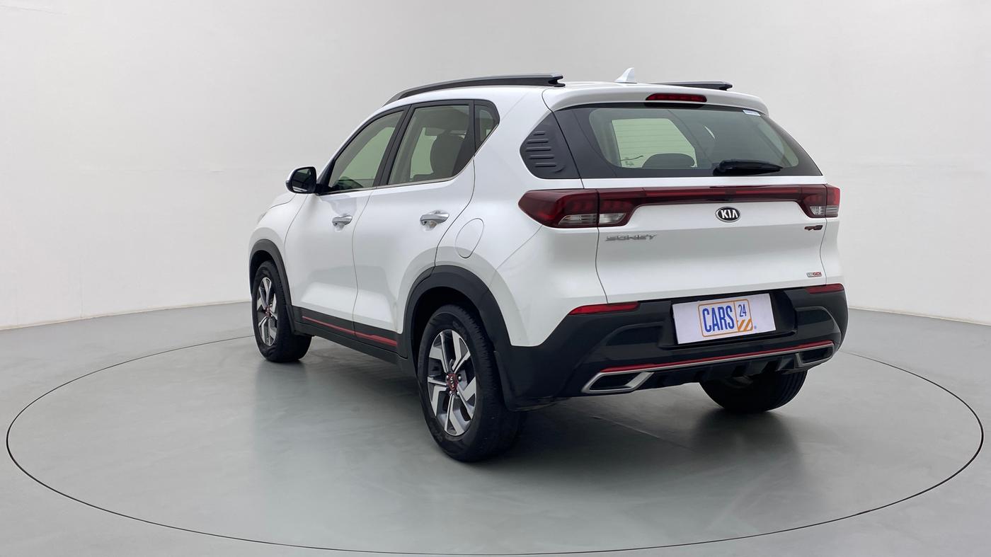 2020 KIA SONET GTX PLUS DCT 1.0, Petrol, Automatic, 27,728 km, Left Back Diagonal
