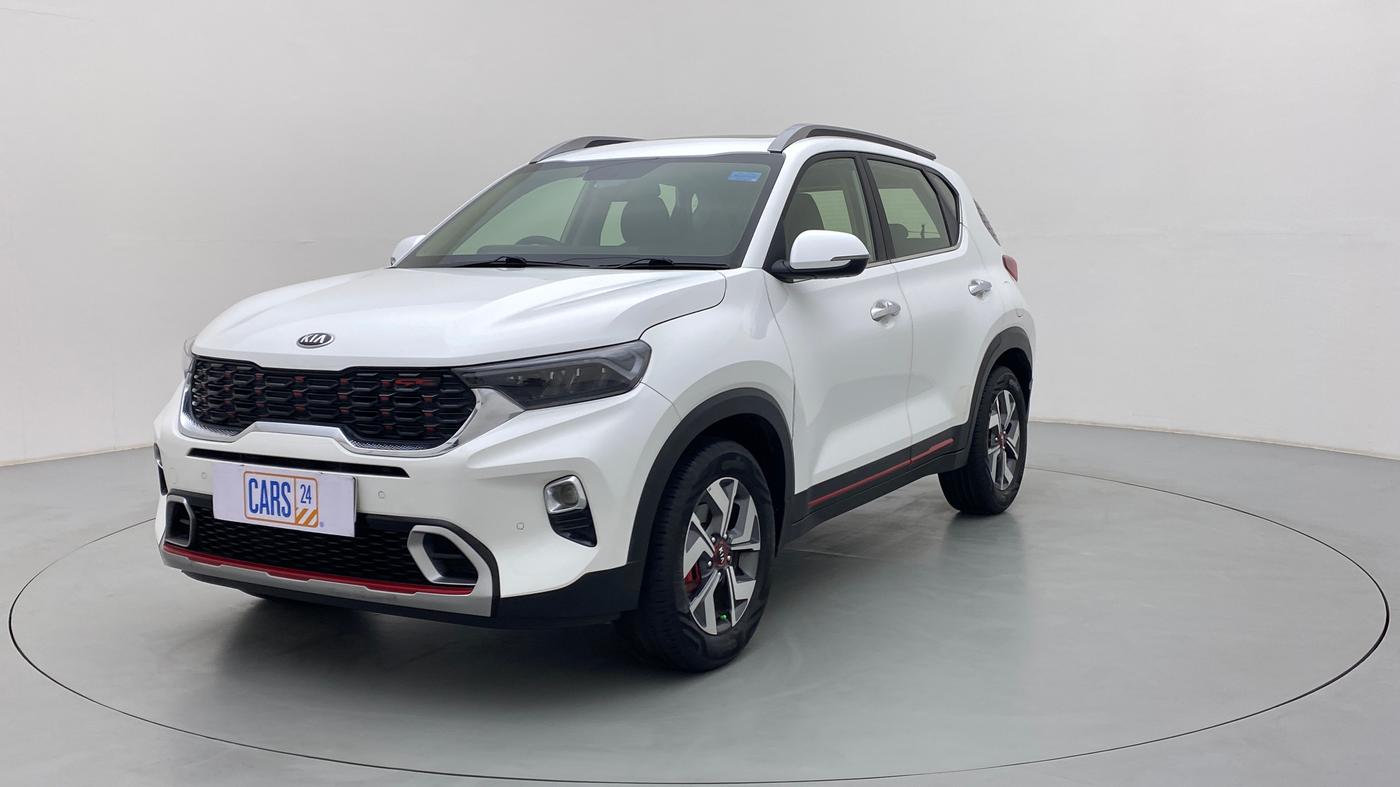 2020 KIA SONET GTX PLUS DCT 1.0, Petrol, Automatic, 27,728 km, Left Front Diagonal