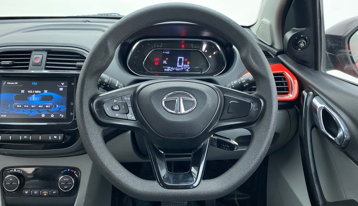 2020 Tata Tiago XZA+ DUAL TONE 1.2RTN, Petrol, Automatic, 34,587 km, Steering Wheel Close Up
