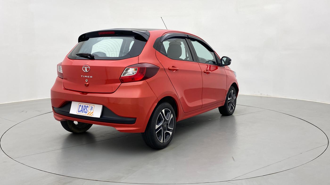2020 Tata Tiago XZA+ DUAL TONE 1.2RTN, Petrol, Automatic, 34,587 km, Right Back Diagonal