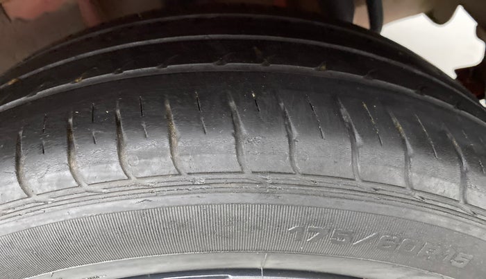 2020 Tata Tiago XZA+ DUAL TONE 1.2RTN, Petrol, Automatic, 34,587 km, Left Rear Tyre Tread