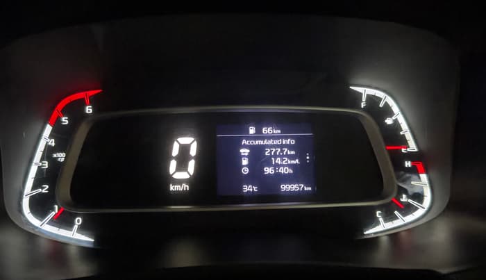 2021 KIA SONET HTX 1.5, Diesel, Manual, 99,945 km, Odometer Image