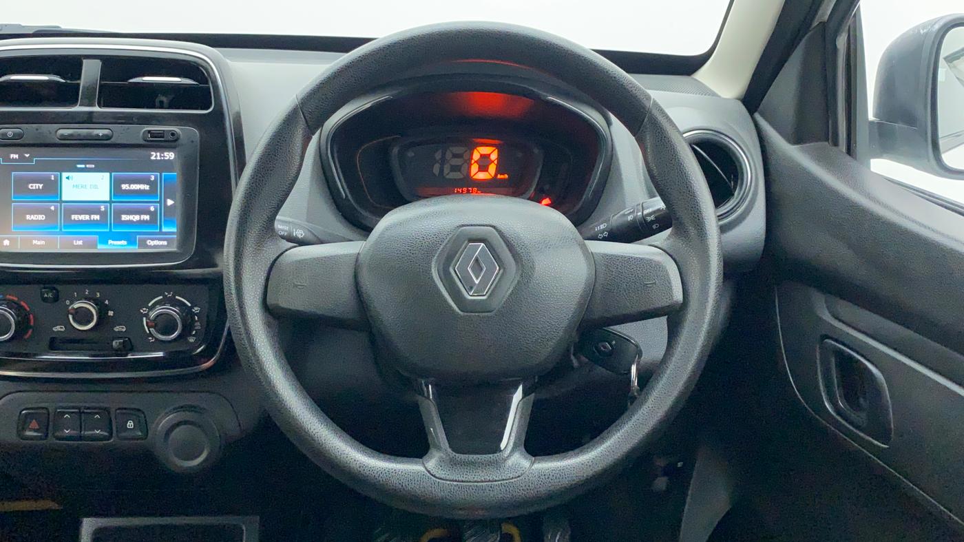 2018 Renault Kwid RXT, Petrol, Manual, 15,598 km, Steering Wheel Close Up