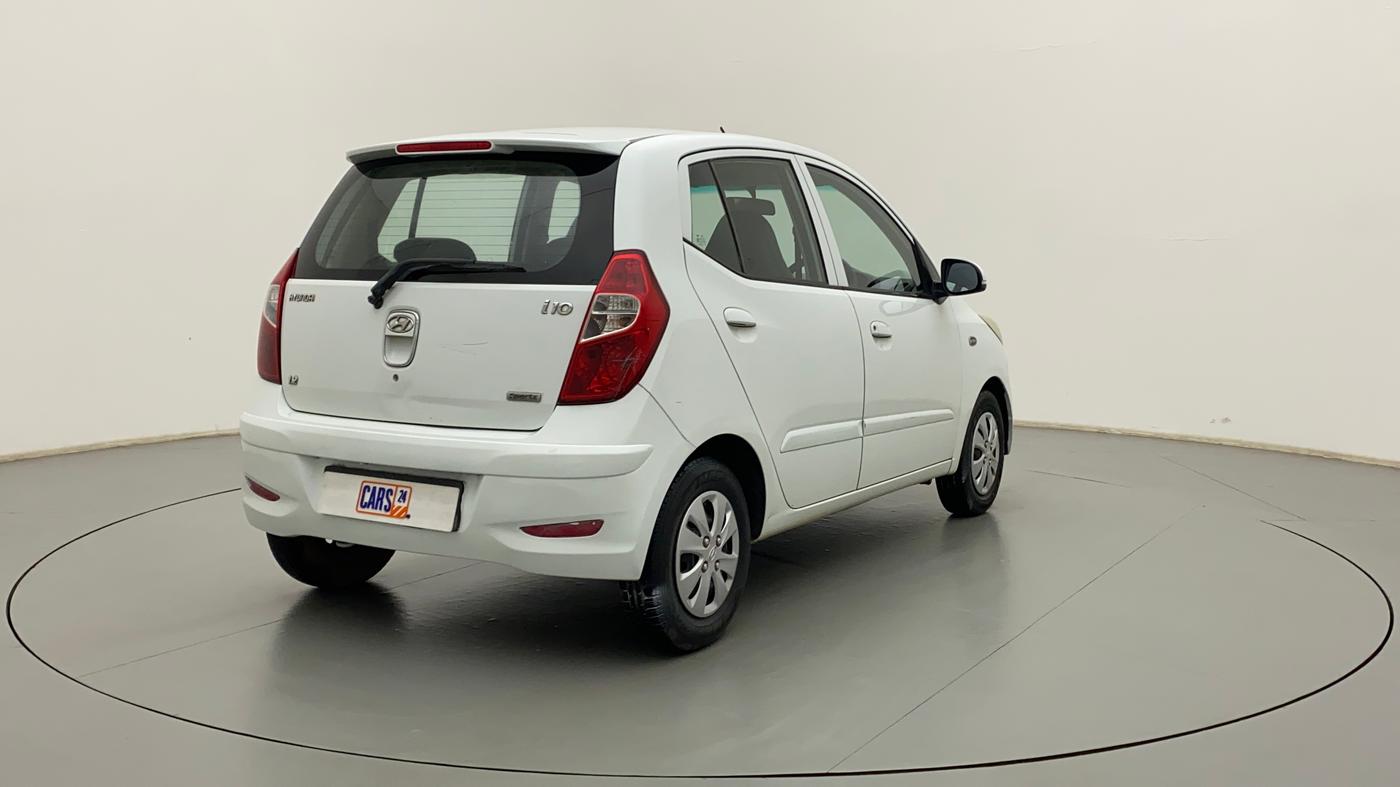 2011 Hyundai i10 SPORTZ 1.2, Petrol, Manual, 39,170 km, Right Back Diagonal
