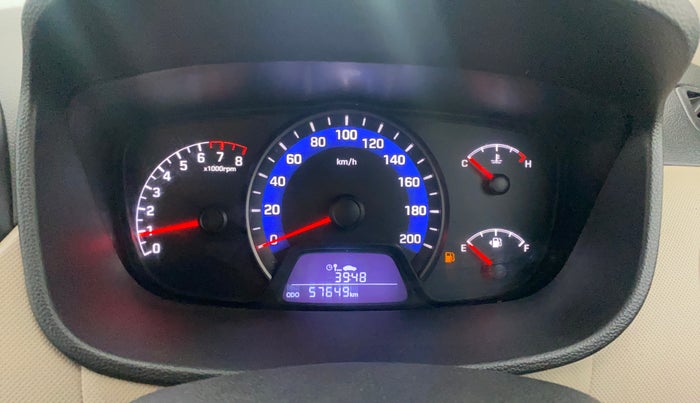 2015 Hyundai Xcent S 1.2, Petrol, Manual, 57,648 km, Odometer Image