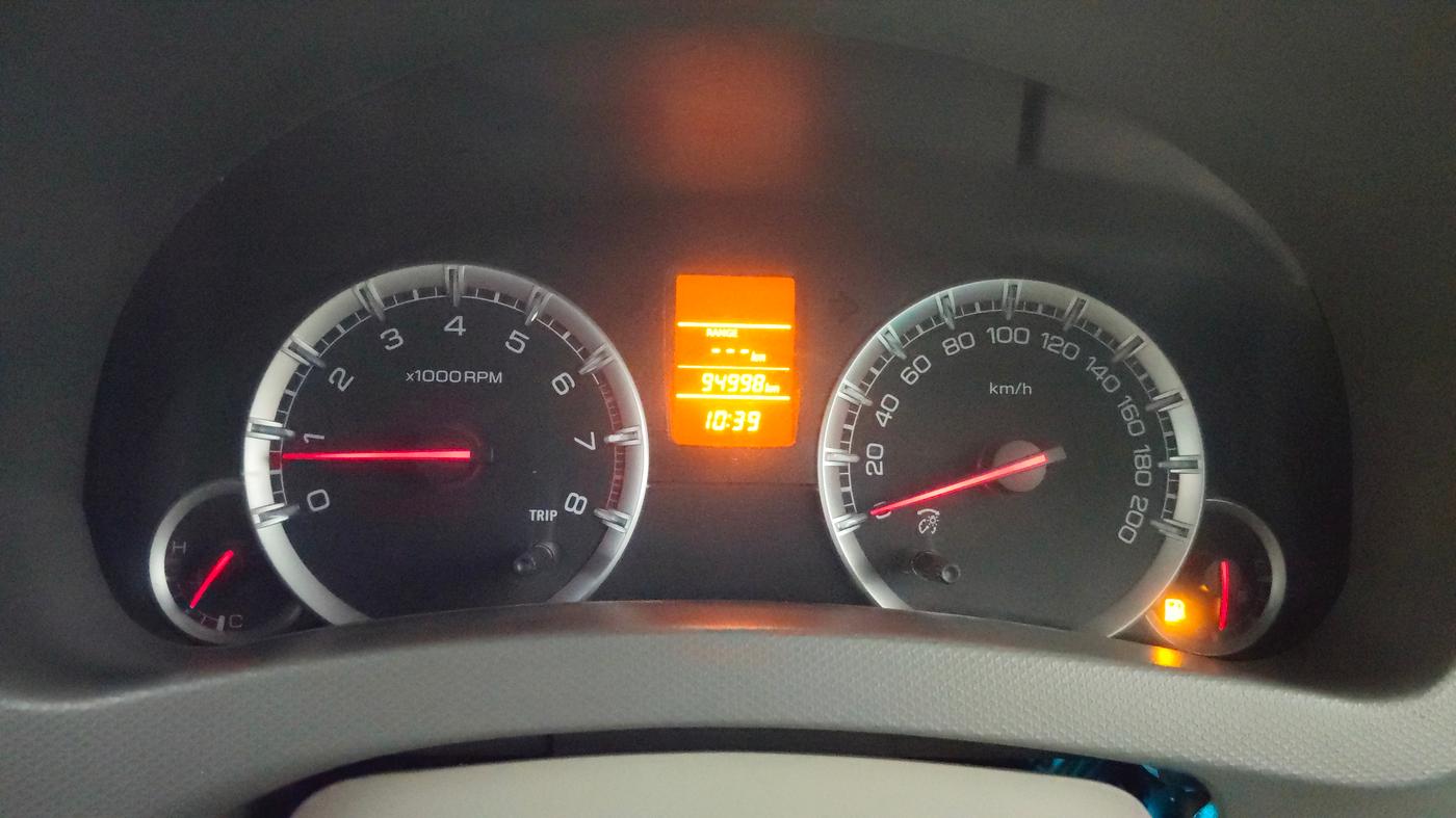 2013 Maruti Ertiga VXI, Petrol, Manual, 94,964 km, Odometer Image