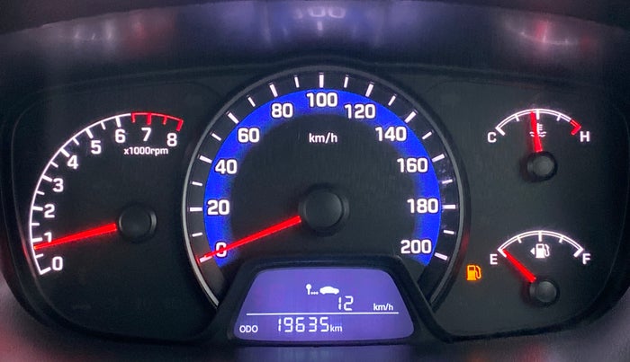 2017 Hyundai Xcent E+, Petrol, Manual, 19,634 km, Odometer Image
