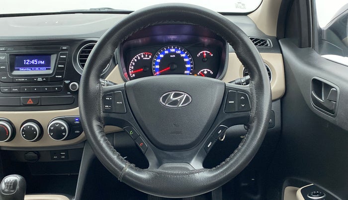 2017 Hyundai Xcent E+, Petrol, Manual, 19,634 km, Steering Wheel Close Up