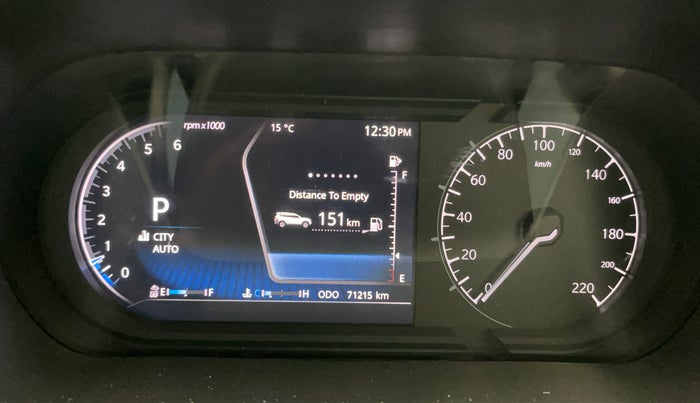 2021 Tata Safari XZA PLUS, Diesel, Automatic, 71,206 km, Odometer Image