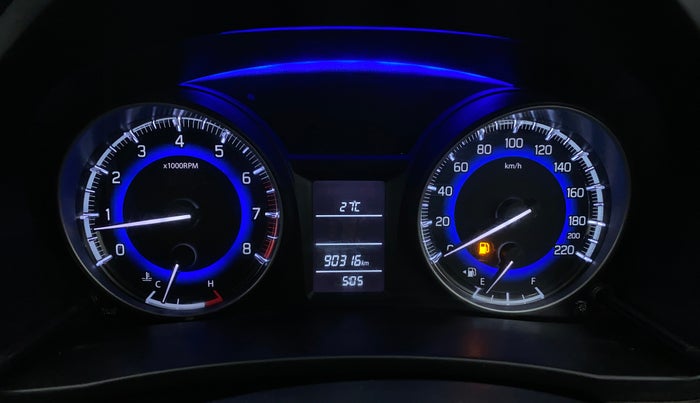 2018 Maruti Baleno DELTA 1.2 K12, Petrol, Manual, 90,358 km, Odometer Image