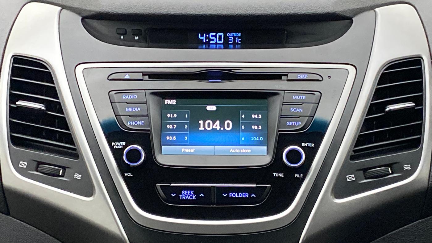 2015 Hyundai New Elantra SX 1.8 AT, Petrol, Automatic, 50,269 km, Infotainment System