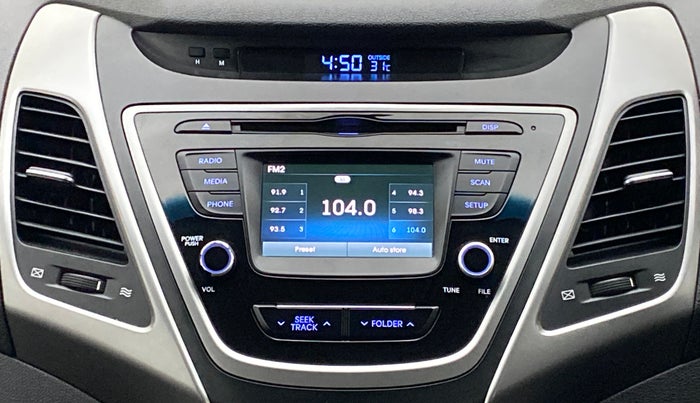 2015 Hyundai New Elantra SX 1.8 AT, Petrol, Automatic, 50,269 km, Infotainment System