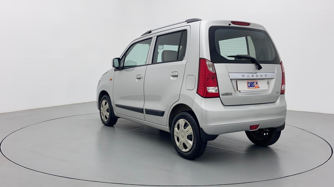 2011 Maruti Wagon R 1.0 VXI, Petrol, Manual, 70,353 km, Left Back Diagonal (45- Degree) View