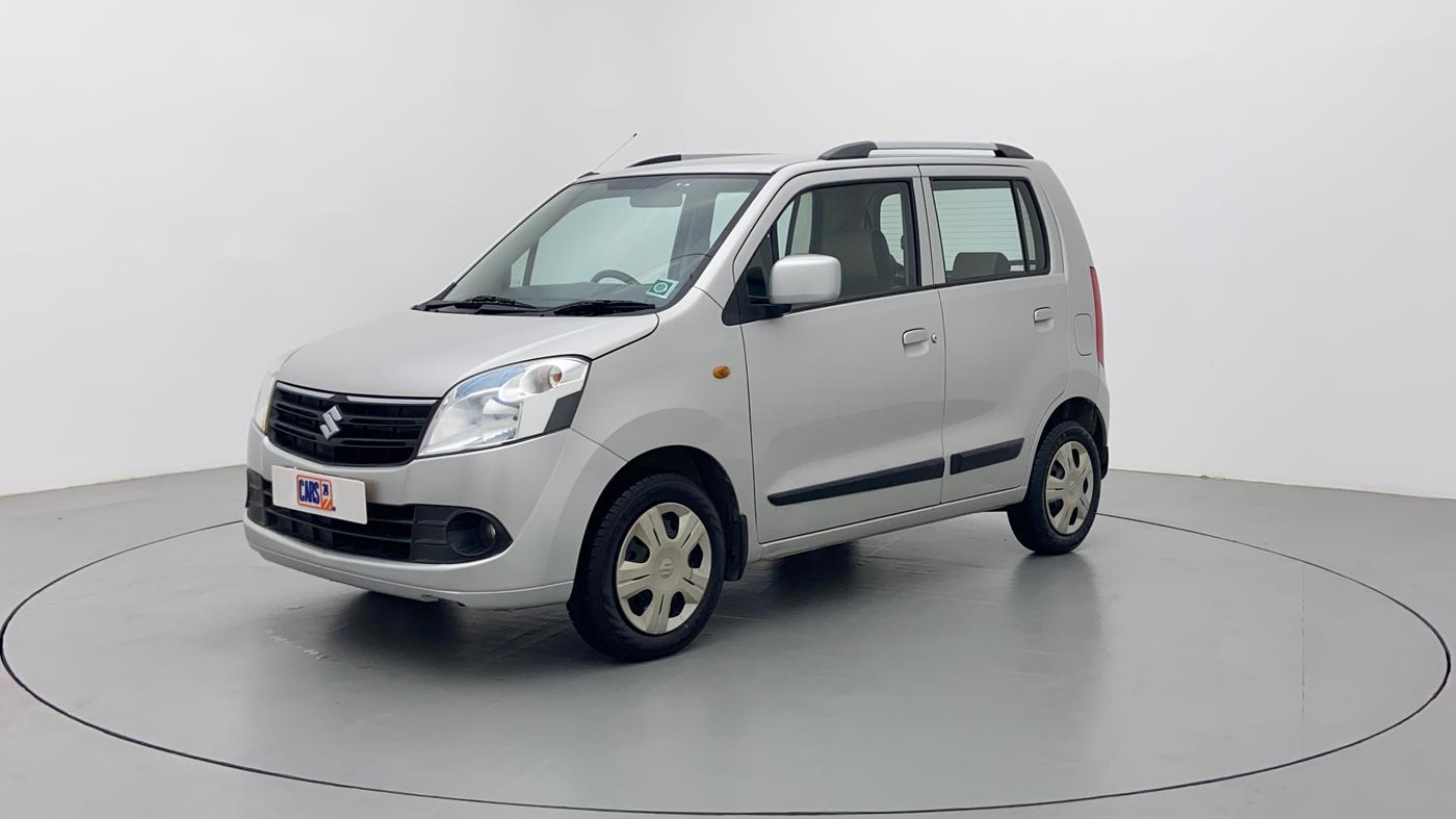 2011 Maruti Wagon R 1.0 VXI, Petrol, Manual, 70,353 km, Left Front Diagonal (45- Degree) View