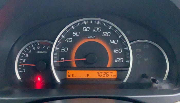 2011 Maruti Wagon R 1.0 VXI, Petrol, Manual, 70,353 km, Odometer View
