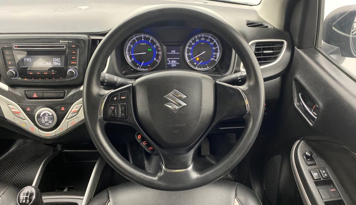 2017 Maruti Baleno DELTA 1.2 K12, Petrol, Manual, 21,344 km, Steering Wheel Close Up