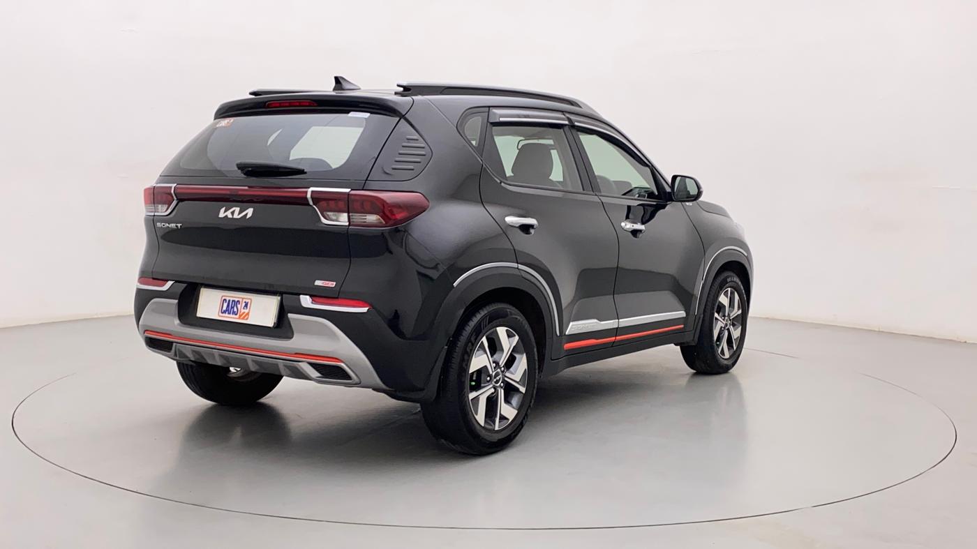 2022 KIA SONET HTX PLUS 1.0 IMT, Petrol, Manual, 14,324 km, Right Back Diagonal